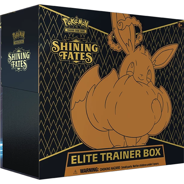 Budget 🔔 Pokémon TCG: Shining Fates Elite Trainer Box 😉 3 Pokémon TCG: Shining Fates Elite Trainer Box