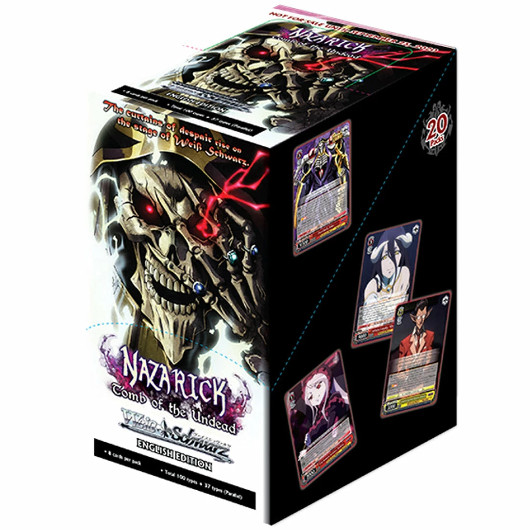 New 🧨 Bushiroad Weiß Schwarz: Nazarick - Tomb Of The Undead Booster ⌛ 3 Bushiroad Weiß Schwarz: Nazarick - Tomb Of The Undead Booster