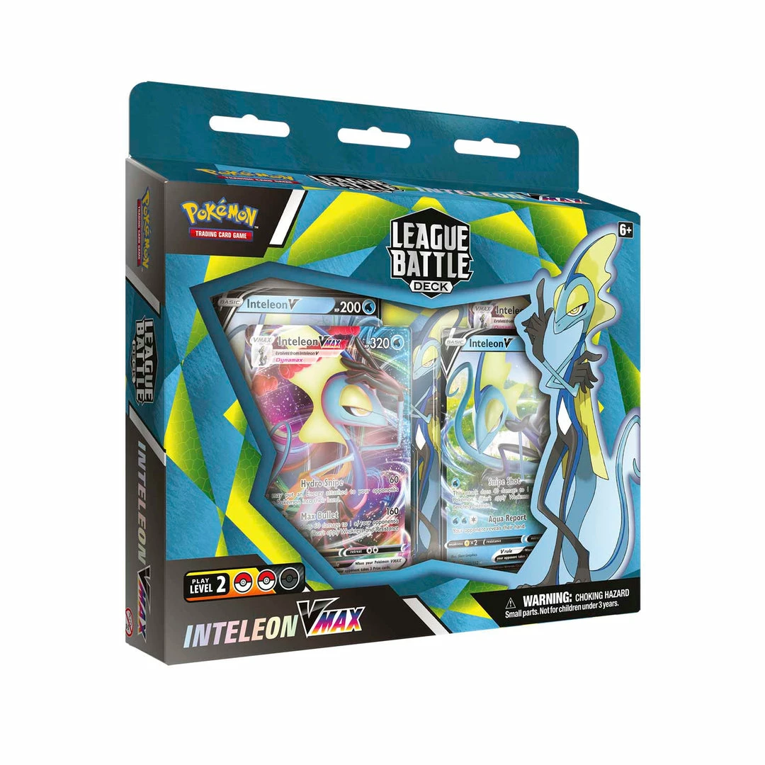 Brand new 🔔 Pokémon TCG: Inteleon VMAX League Battle Deck 🛒 3 Pokémon TCG: Inteleon VMAX League Battle Deck