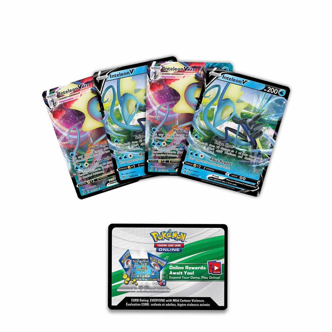 Brand new 🔔 Pokémon TCG: Inteleon VMAX League Battle Deck 🛒 9 Pokémon TCG: Inteleon VMAX League Battle Deck