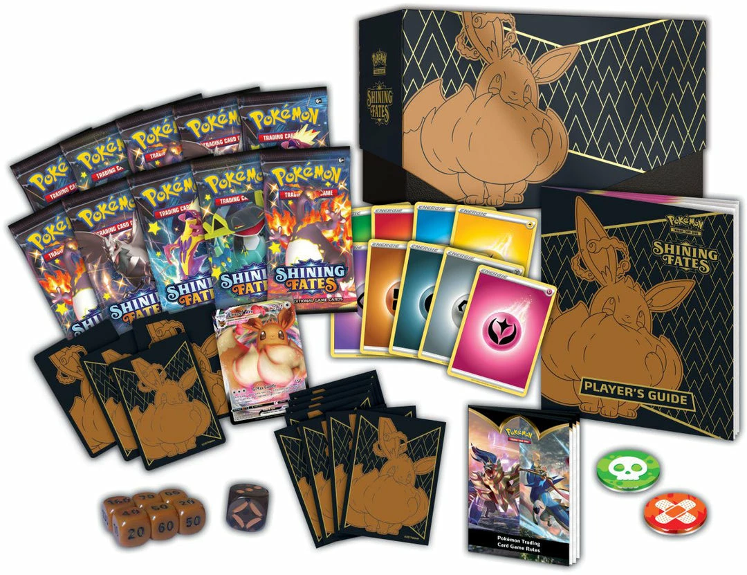 Budget 🔔 Pokémon TCG: Shining Fates Elite Trainer Box 😉 4 Pokémon TCG: Shining Fates Elite Trainer Box