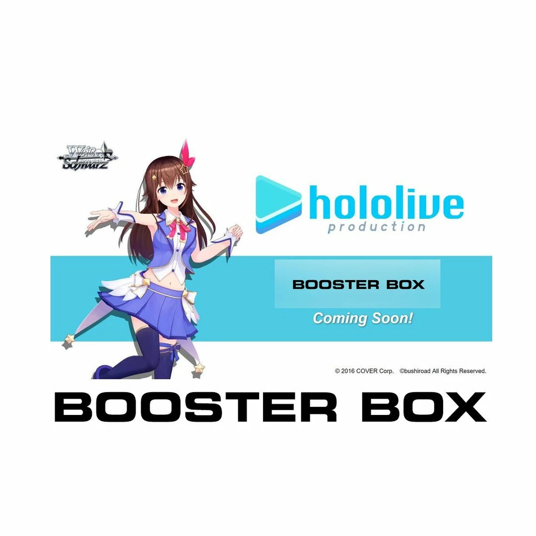 Promo 💯 Bushiroad Weiß Schwarz: Hololive Booster Case (Pre-Order) 😍 3 Bushiroad Weiß Schwarz: Hololive Booster Case (Pre-Order)