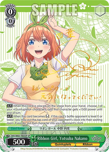 Top 10 👏 Weiss Schwarz Weiß Schwarz: The Quintessential Quintuplets Weiẞ Schwarz 😍 8 Weiss Schwarz Weiß Schwarz: The Quintessential Quintuplets Weiẞ Schwarz