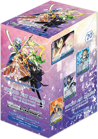 New 🥰 Weiss Schwarz Weiß Schwarz: Sword Art Online Alicization Vol.2 - War Of Underworld Booster Box ⌛ 3 Weiss Schwarz Weiß Schwarz: Sword Art Online Alicization Vol.2 - War Of Underworld Booster Box